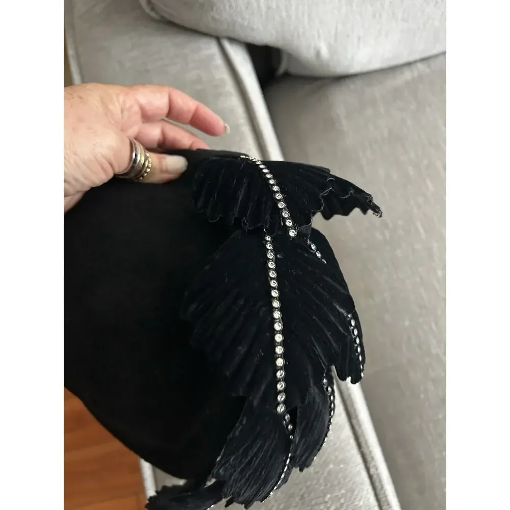 Jack McConnell Black Hat Rhinestones Church Derby EUC